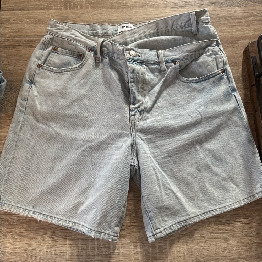 Pistola Gray Jean Shorts Relaxed Fit Casual